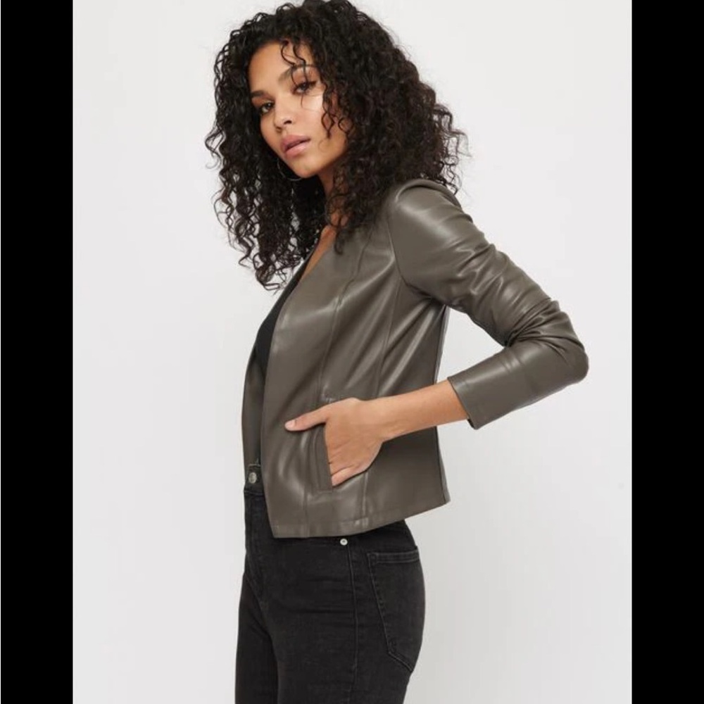 Dynamite Faux Leather Jacket (model For Reference Not Colour)